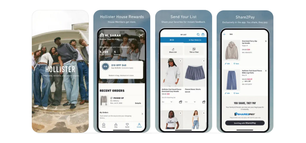 Banner images for Abercrombie & Fitch Co. for use on Customer Story page