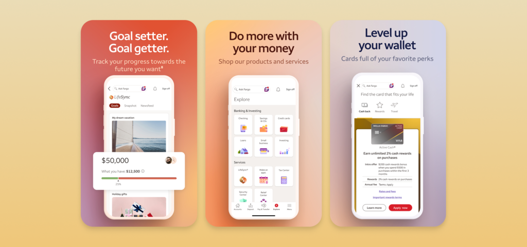 Image assets for Wells Fargo Customer Story