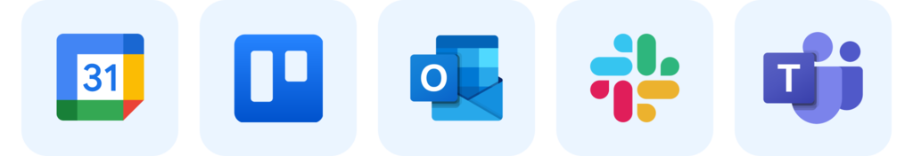 Integration logos for Platform Overview page