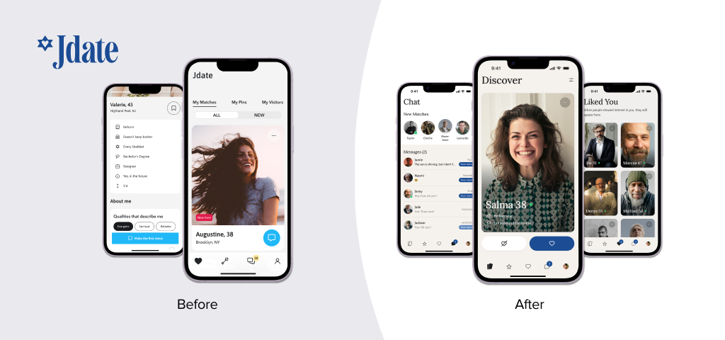 Spark Networks validates rebrands and product experiences using UserTesting to reduce risk, boost confidence, and increase daily active users by 50%. Spark Networks validates rebrands and product experiences using UserTesting to reduce risk, boost confidence, and increase daily active users by 50%.