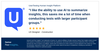 Image of Gartner review of UserTesting's AI capabilities