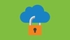 illustration of a cloud with a lock hanging from it