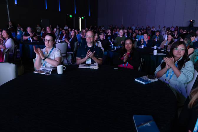 Photo from the 2023 THiS conference by UserTesting. This post lists 16 great CX conferences to attend.