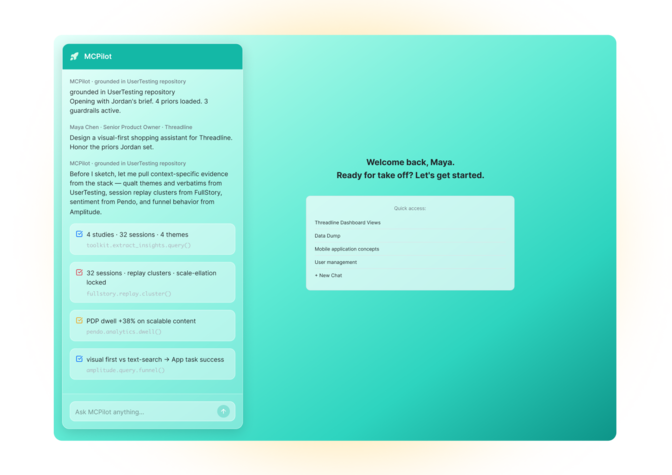 MCP with UserTesting