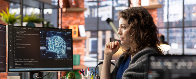 A hero image for Awareness blog post #2 (2X: Increase Design Efficiency) blog.