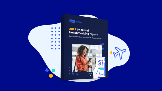 Digital assets for Usertesting 2024 UK travel benchmarking report, Teaser, Teaser image