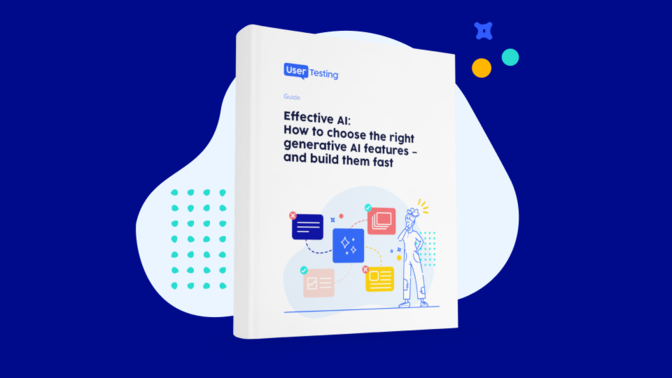 Teaser images for Effective AI:  How to choose the right generative AI features – and build them fast guide
