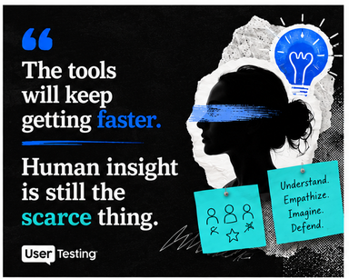 The tools will get faster, but human insight is still the scarce thing
