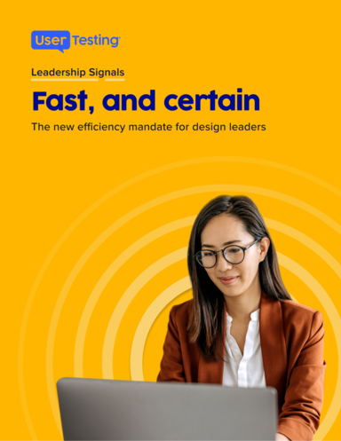 Report cover for leadership signals executive POV design Report cover for leadership signals executive POV design