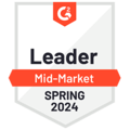 G2 2024 Spring Mid-Market Leader