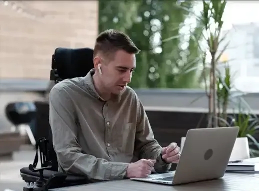 man at laptop