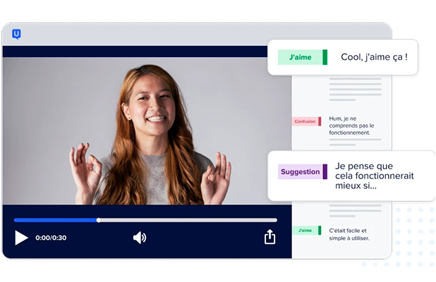 Retours vidéos UserTesting