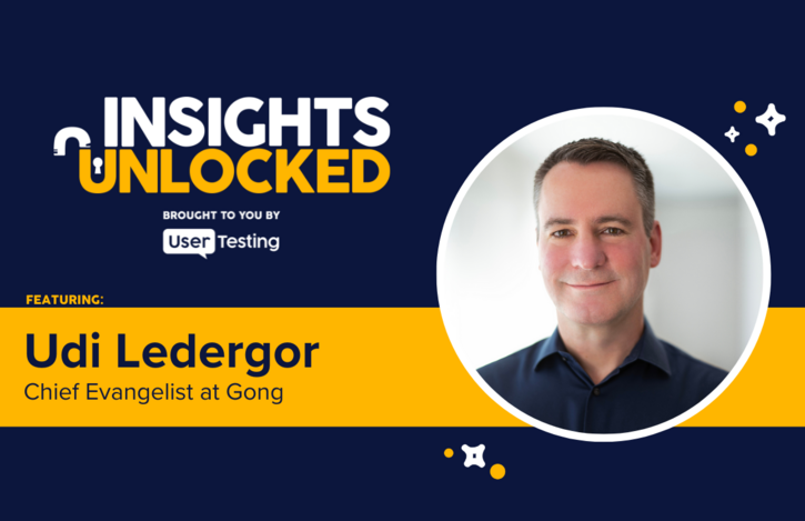 Gong's Udi Ledergor on the Insights Unlocked podcast