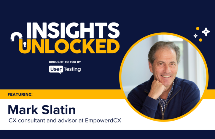 Mark Slatin on the Insights Unlocked podcast talking about why trust is so importance to creating a positive customer experience