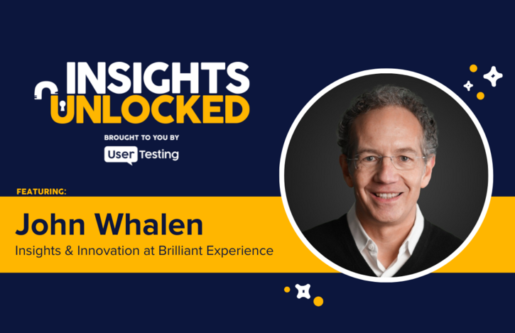 Dr. John Whalen on the Insights Unlocked podcast talking about simulated users and other AI tools for UX research