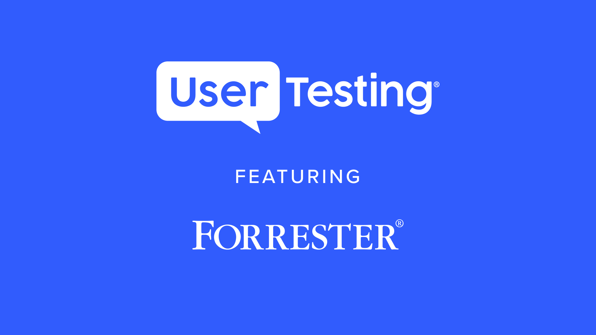 Teaser and form image with UT and Forrester.
