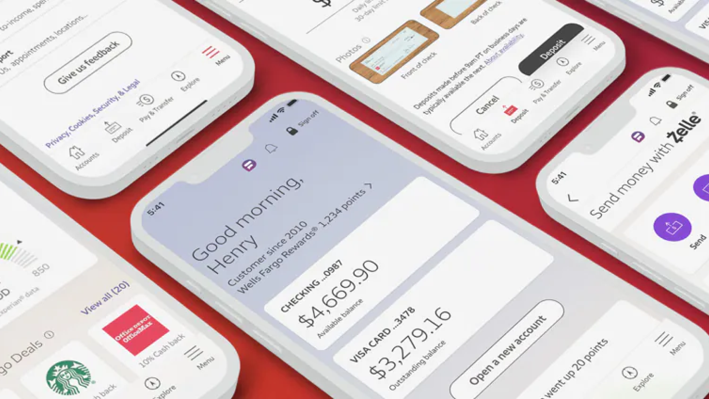 Image assets for Wells Fargo Customer Story