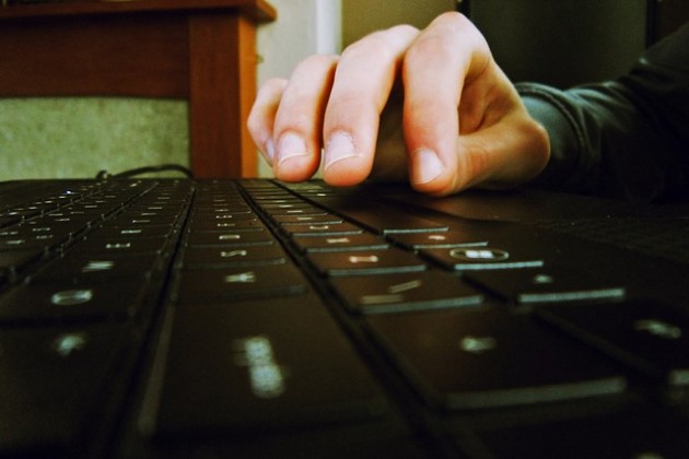 A modern laptop keyboard