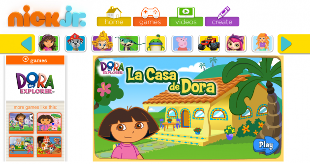 Nick Jr. games