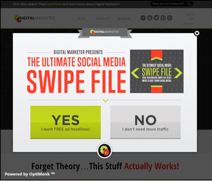 "The Ultimate Social Media Swipe File"