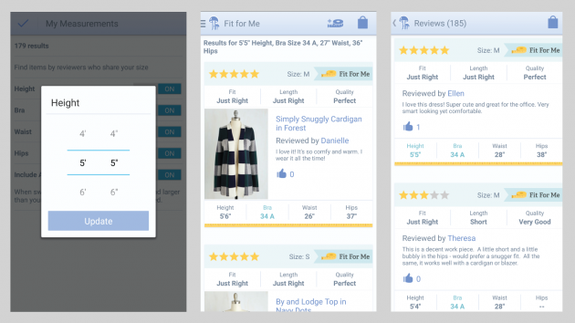 modcloth's fit-for-me-feature