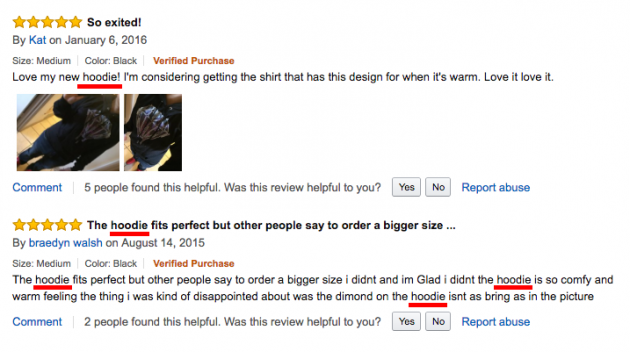 Hoodie reviews