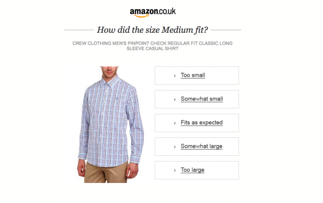 Amazon review survey
