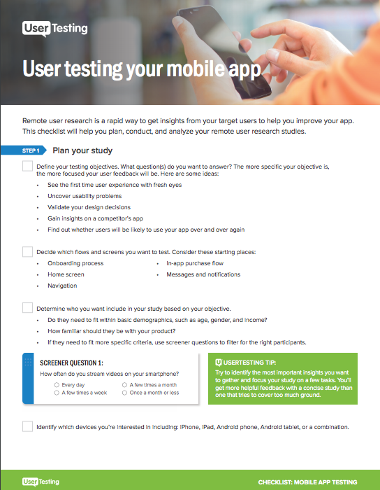 Adapting to Apple's App Store changes with user testing