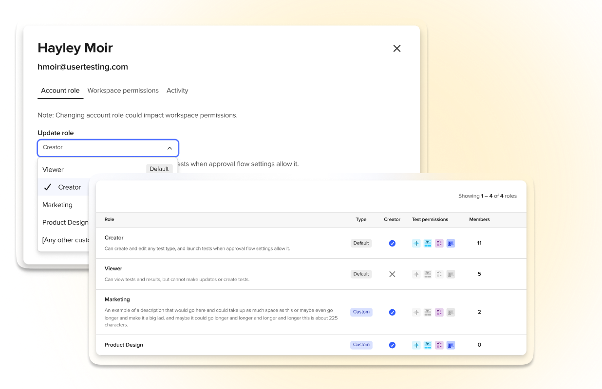 Scale insight with control